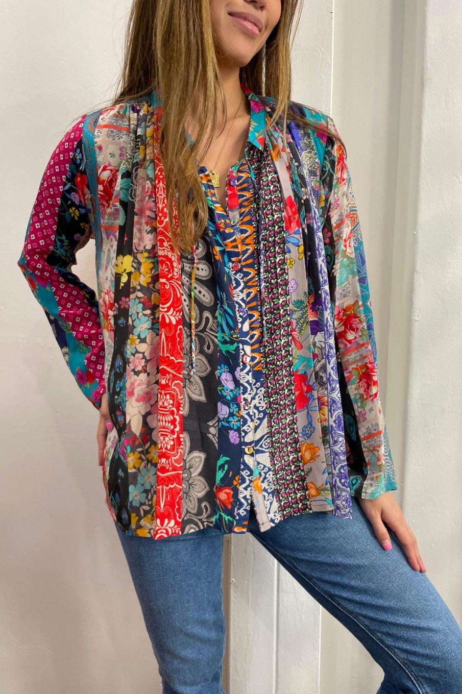 Tops Johnny Was | Treble Sofia Button Up | Multi