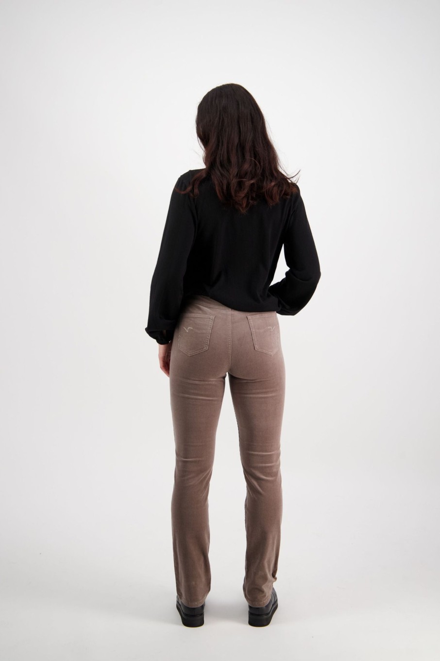 Bottoms Vassalli | Slim Leg Cord | Taupe