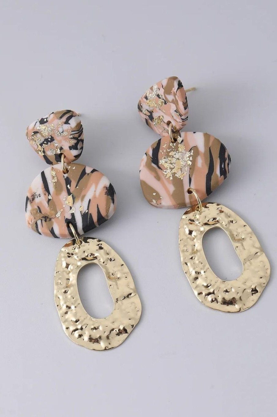 Accessories Silvermaple Collection | Zora Clay Earrings | Gold Multi