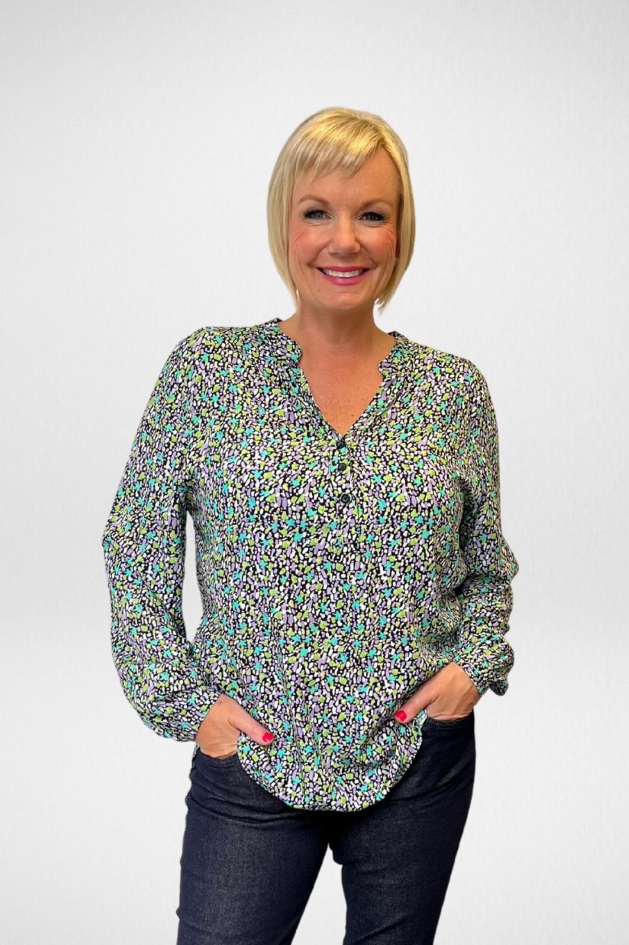 Tops Silvermaple Collection | Bella Shirt | Matisse Black Multi