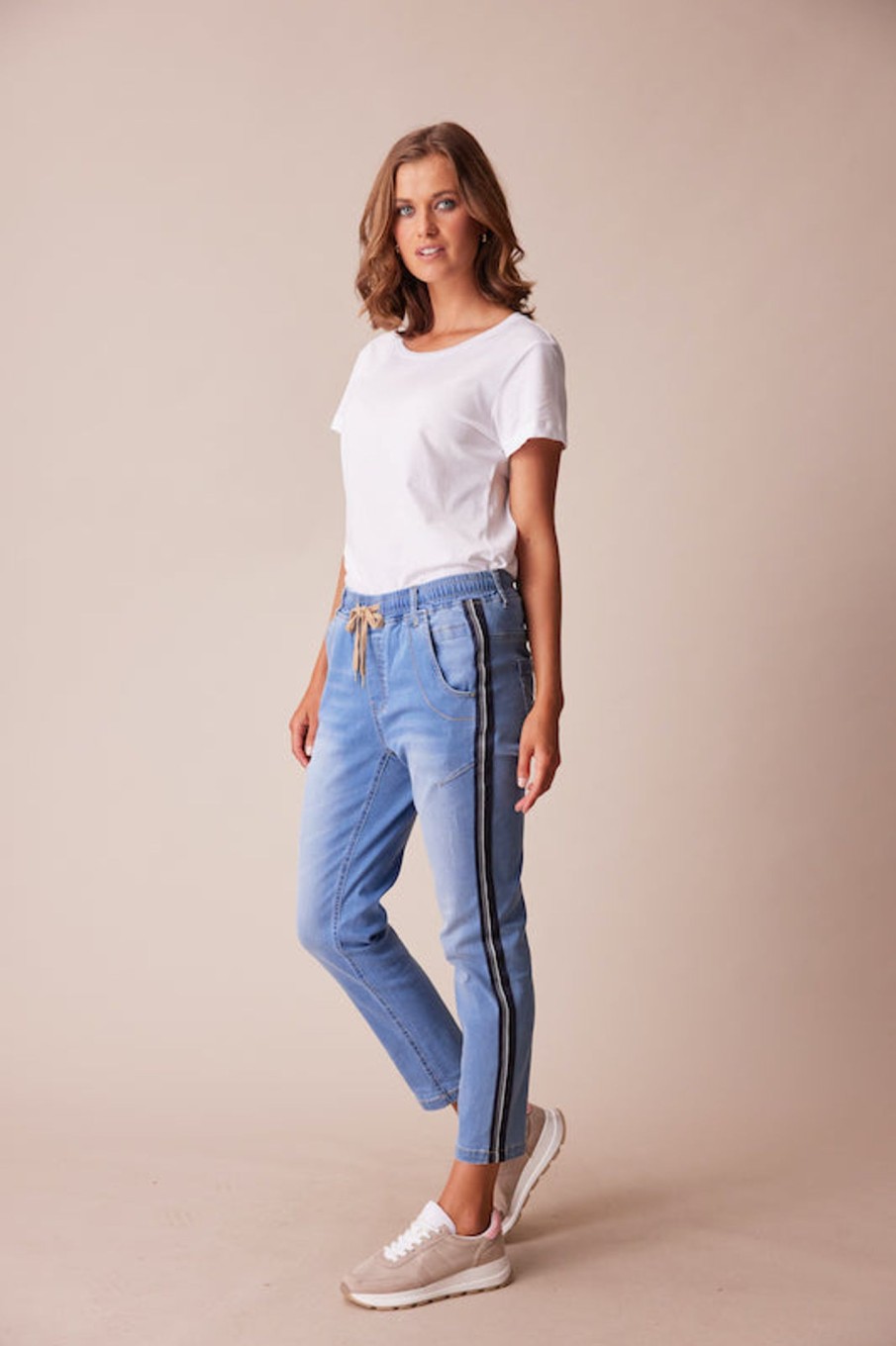 Bottoms Lania | Boyfriend Jean | Distressed