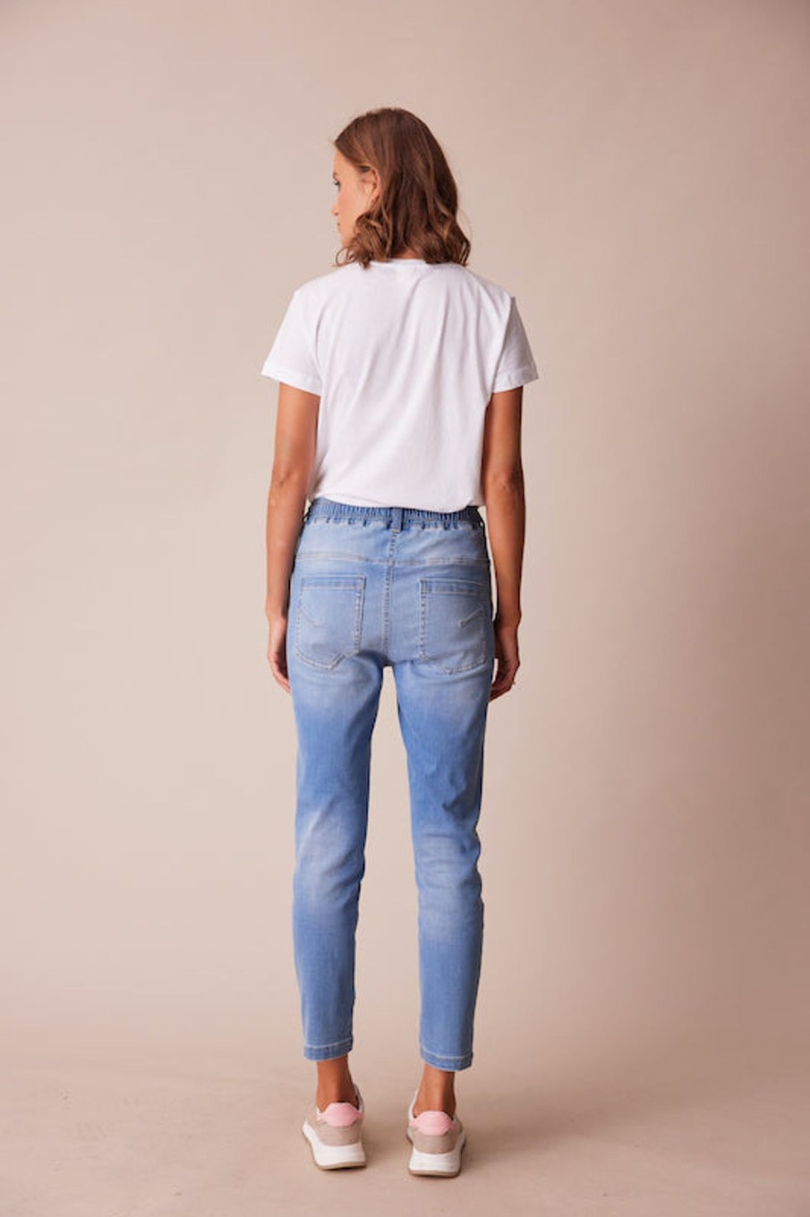 Bottoms Lania | Boyfriend Jean | Distressed