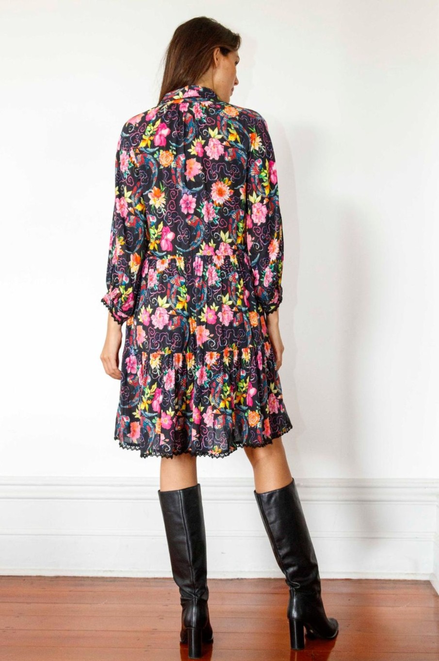 Dresses Lula Soul | Aashi Tiered Dress | Multi Print