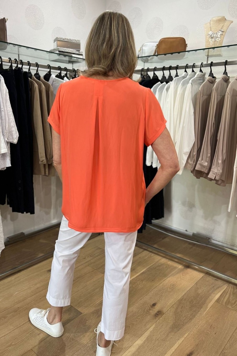 Tops Mela Purdie | Transit T | Grapefruit