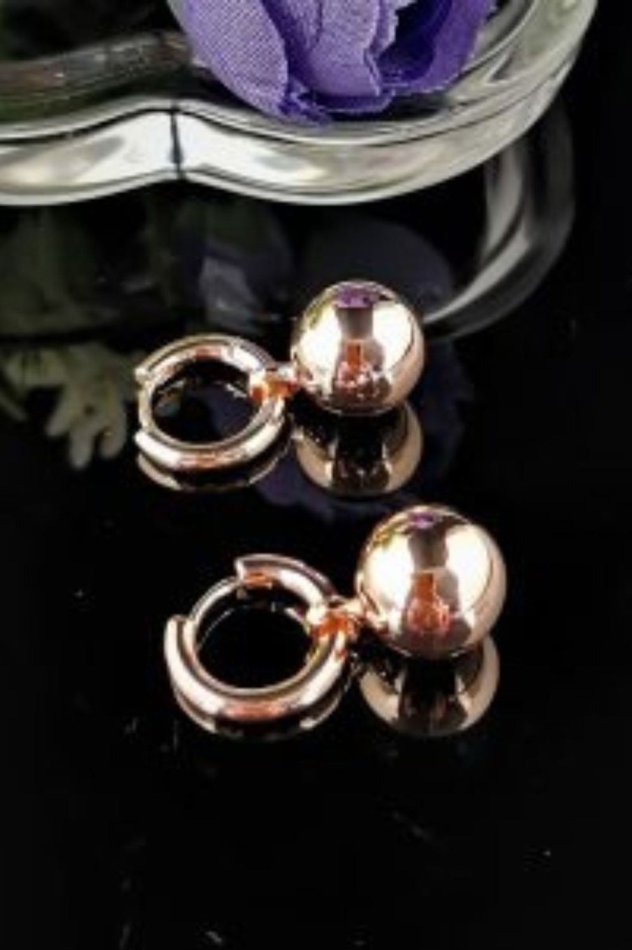 Accessories Silvermaple Collection | Laura Earrings | Rose Gold