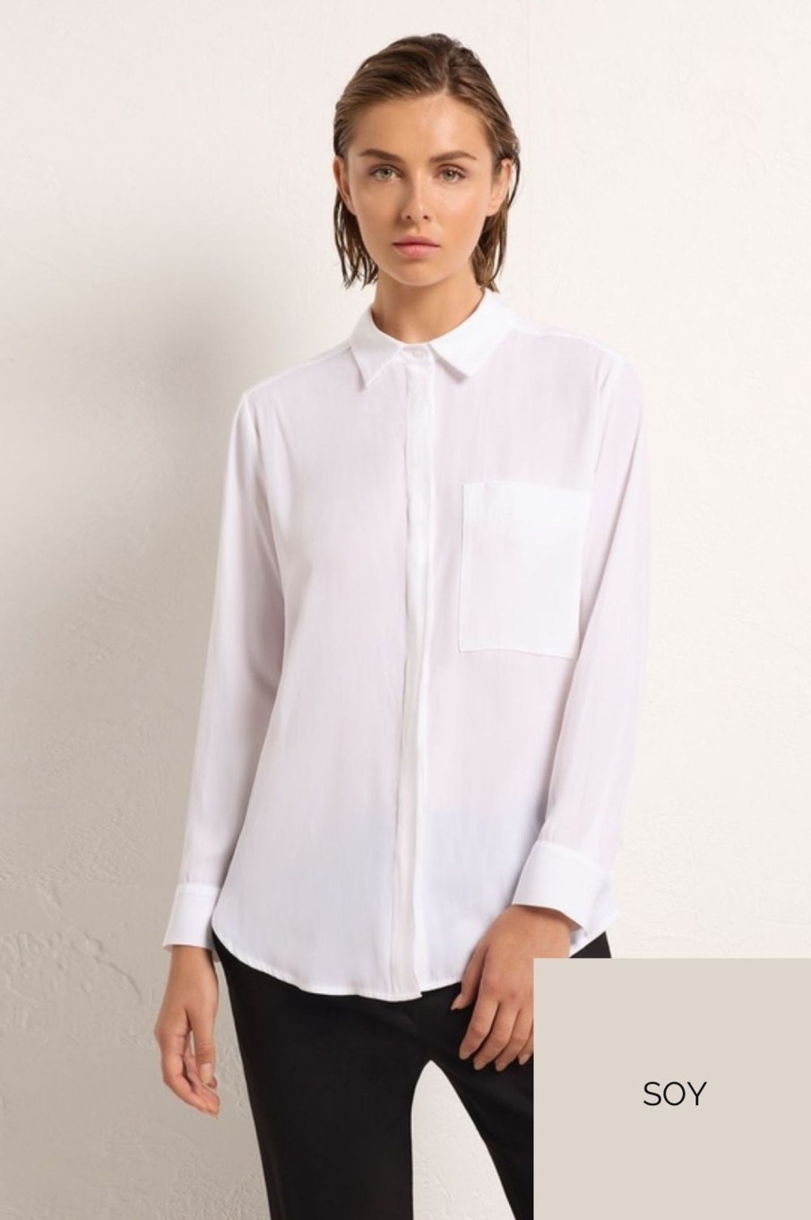 Tops Mela Purdie | Single Pocket Shirt | Soy