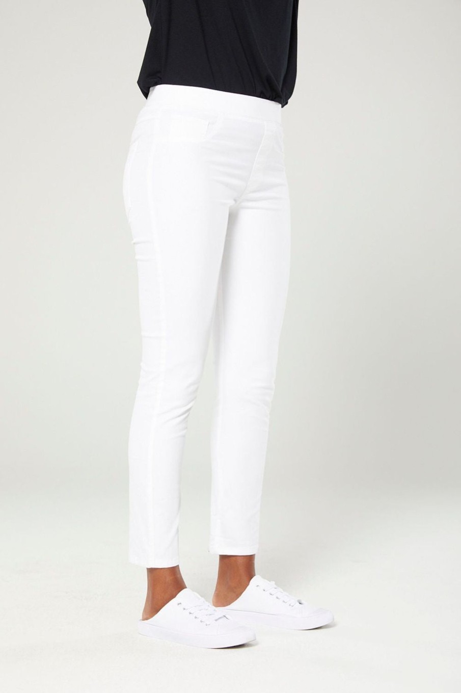 Bottoms Philosophy | Dream Pull On Jean | White