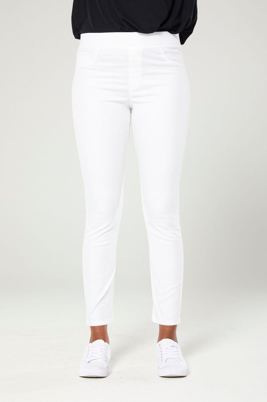 Bottoms Philosophy | Dream Pull On Jean | White