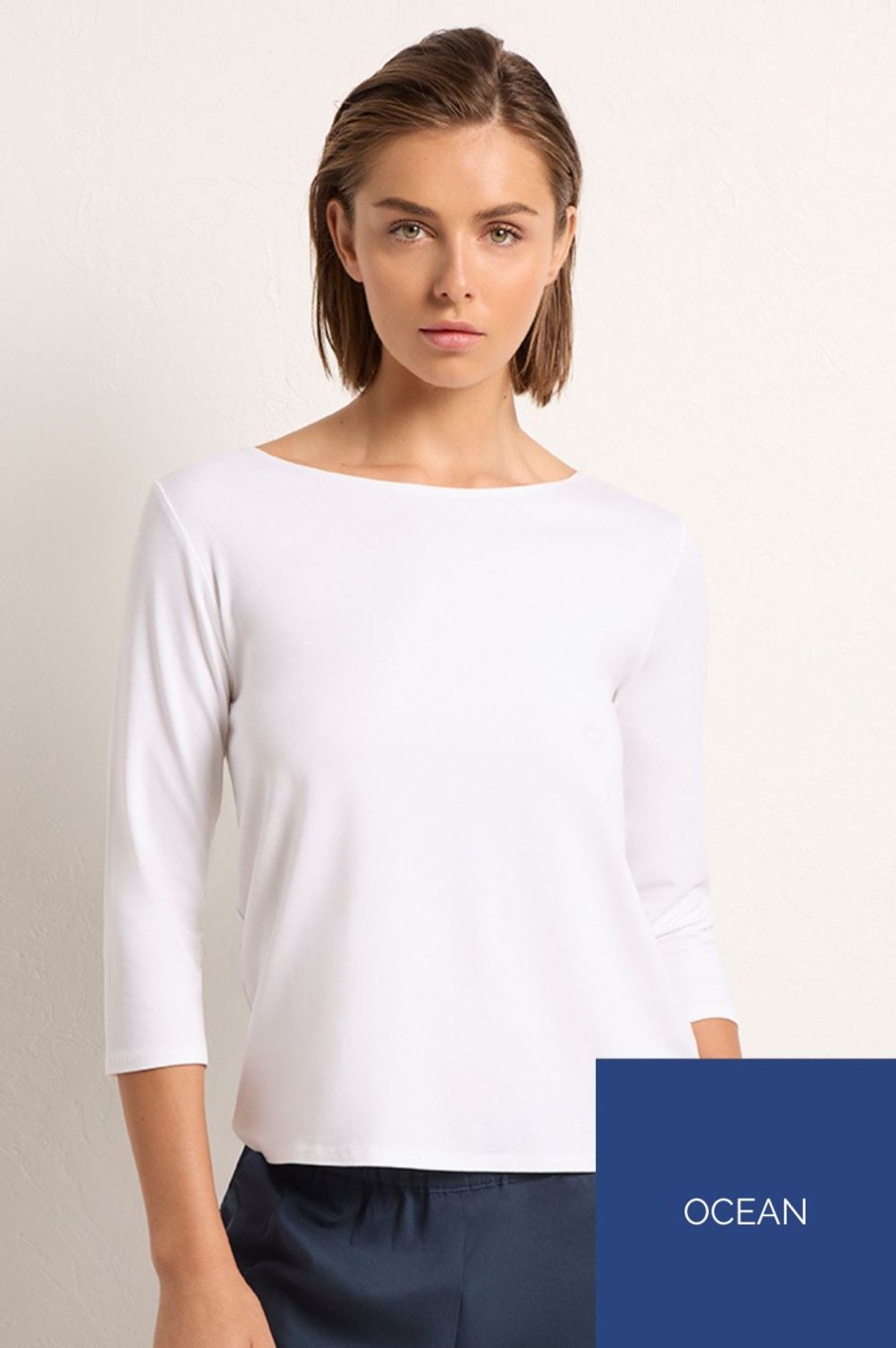 Tops Mela Purdie | Relaxed Boat Neck | Ocean