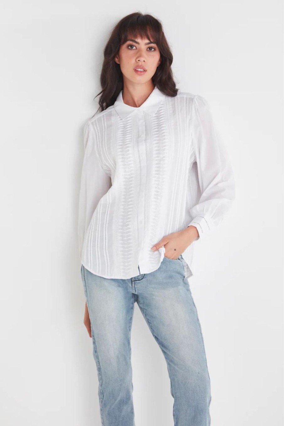 Tops Verge | Reality Shirt | White