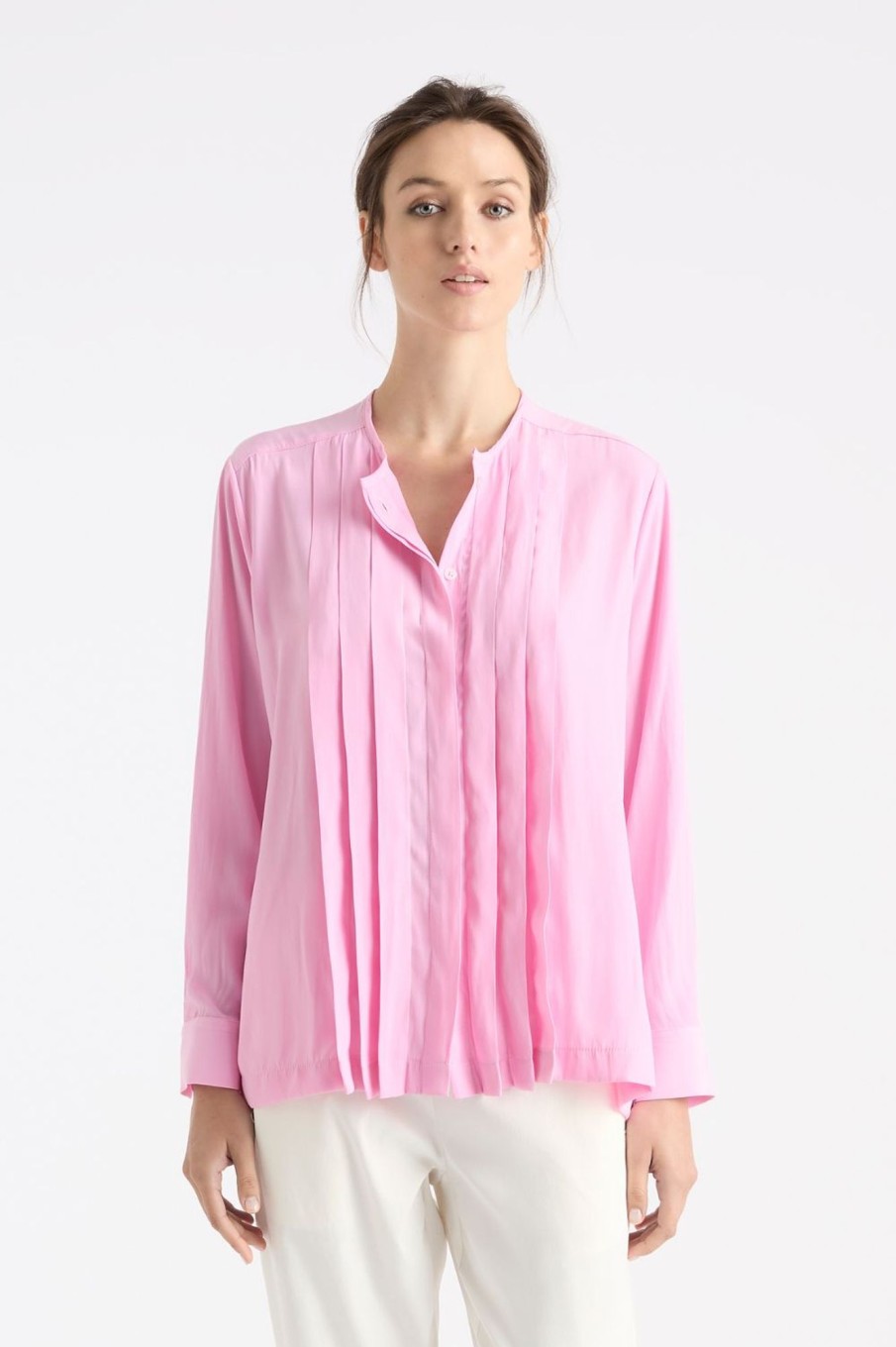 Tops Mela Purdie | Knife Pleat Blouse | Petal