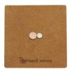 Accessories Fabienne | Ear Mints Two Tone Circle Disc Necklace | Rose Gold