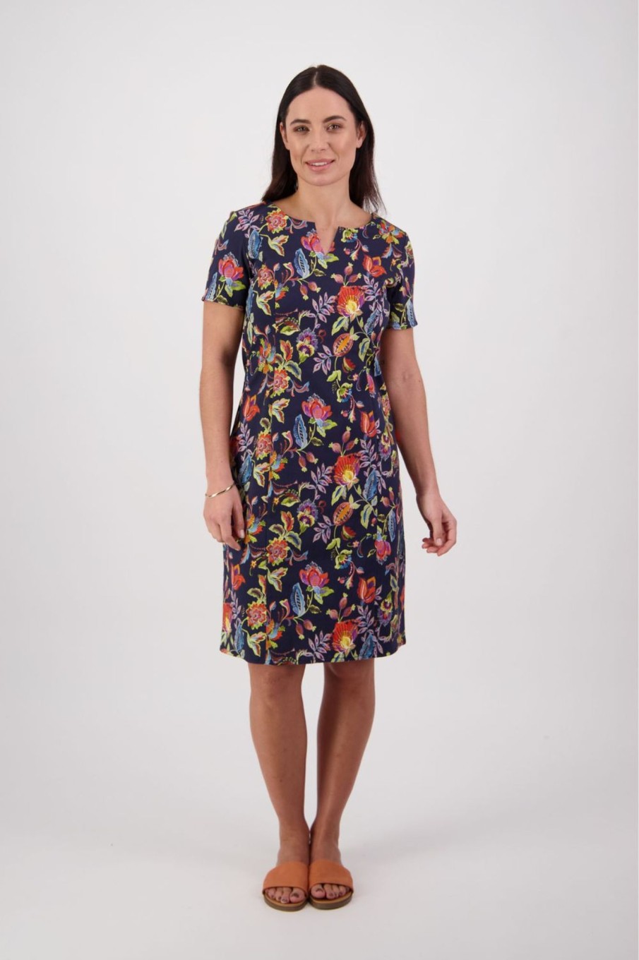 Dresses Vassalli | Printed Lightweight Fitted Dress | Brazil