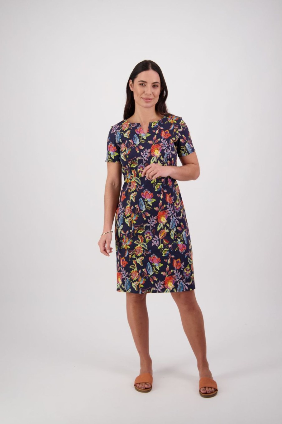 Dresses Vassalli | Printed Lightweight Fitted Dress | Brazil