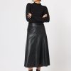 Bottoms Hammock u0026 Vine | Brooke Vegan Leather Skirt | Black