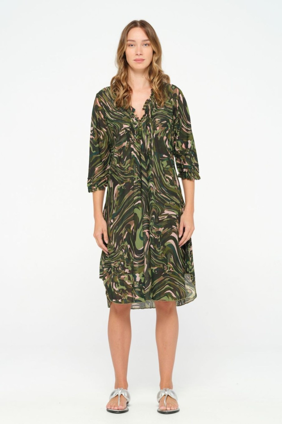 Dresses Oneseason | Middy Poppy Dress | Playa Grande| Camo