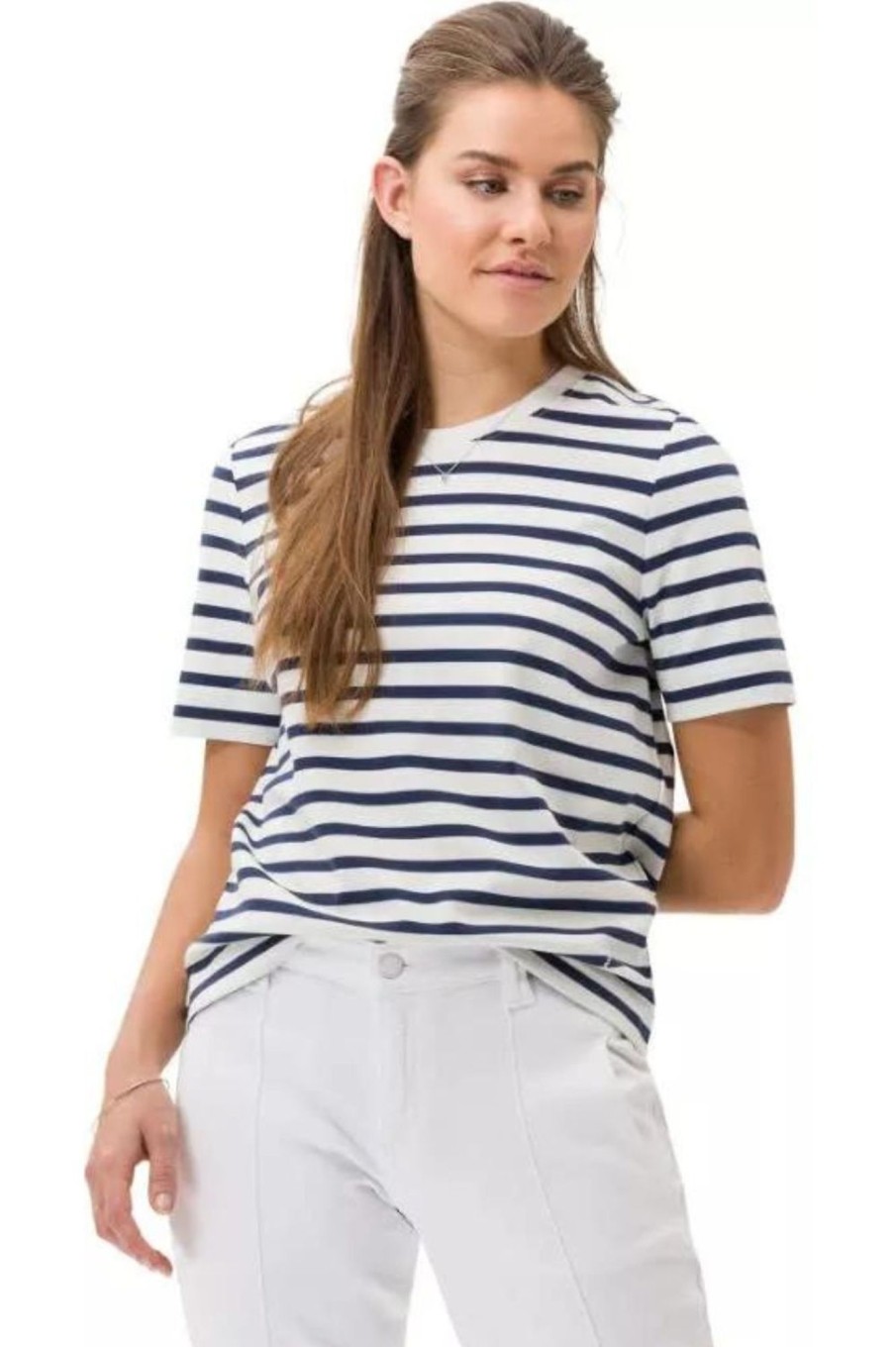 Tops Brax | Cira Stripe Top | Indigo