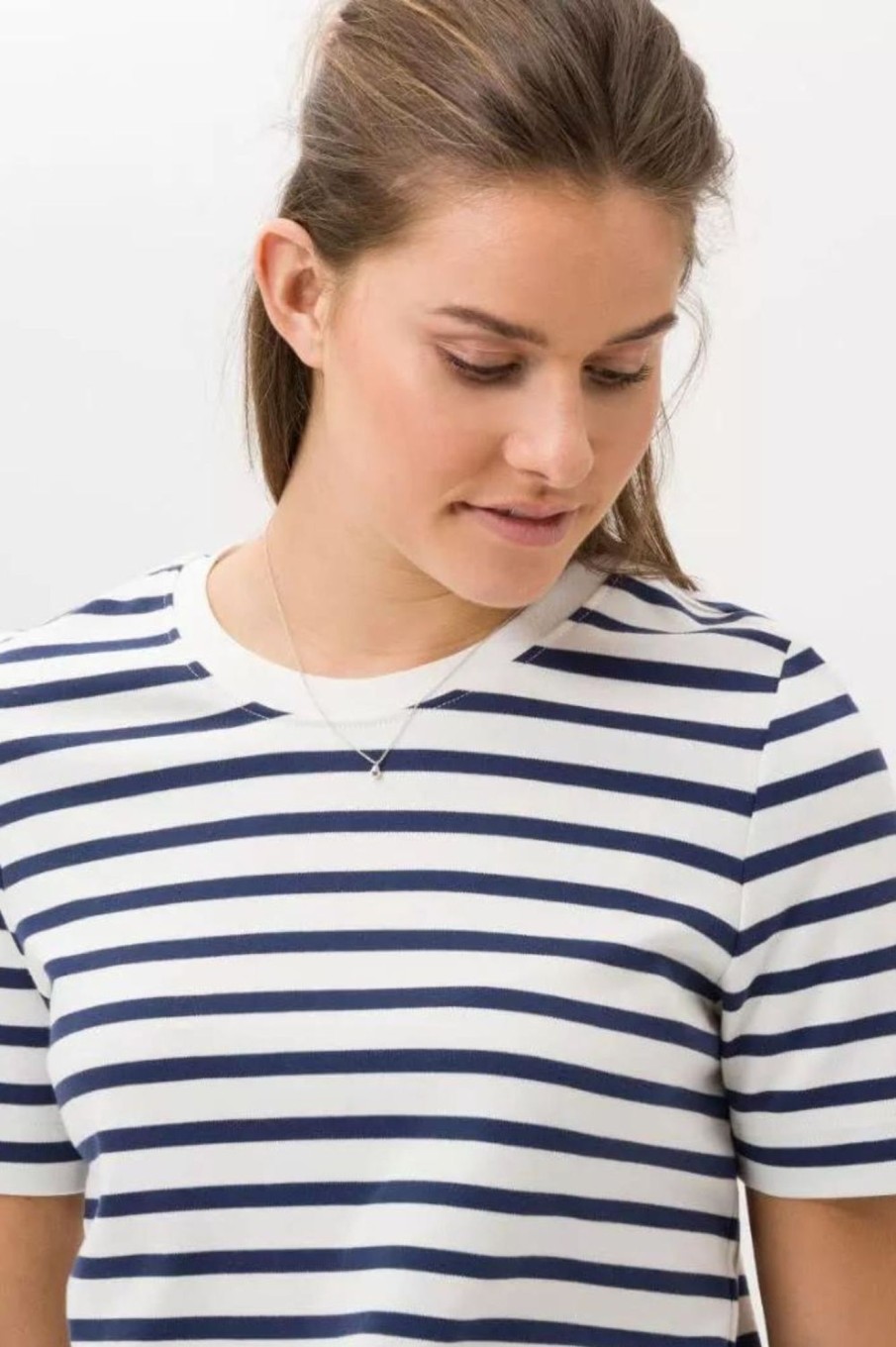 Tops Brax | Cira Stripe Top | Indigo