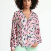 Tops Pom | Violet Animal Blouse | Pink