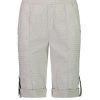 Bottoms Verge | Acrobat Weave Rolled Short | Pumice/White