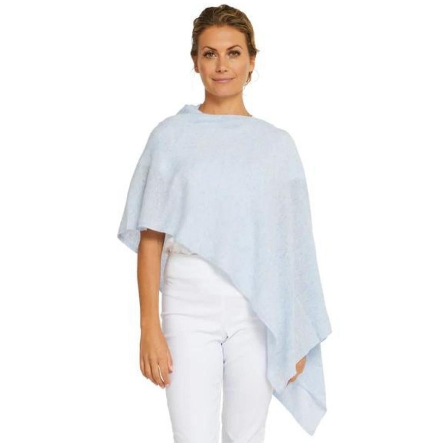 Accessories Esperance u0026 Co | Cashmere Topper | Periwinkle