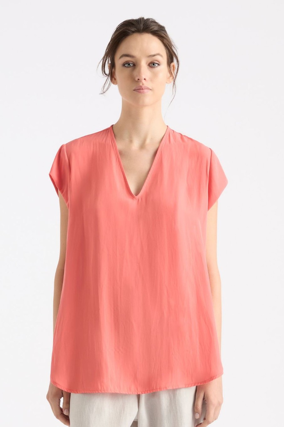 Tops Mela Purdie | Glide Top | Grapefruit