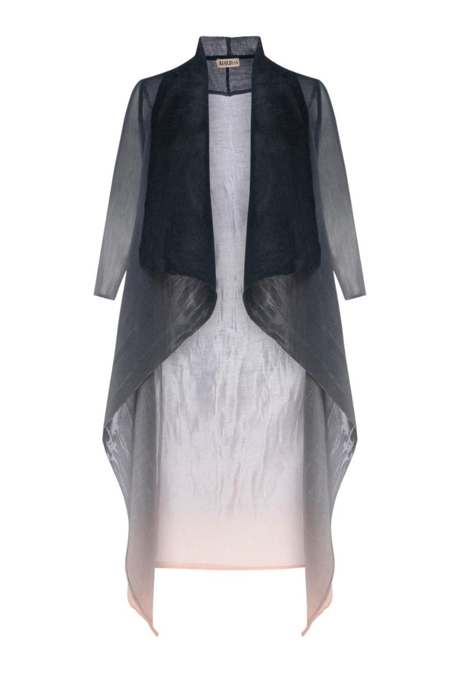 Tops Alquema | Collare Coat Ombre | Charcoal Goes Light