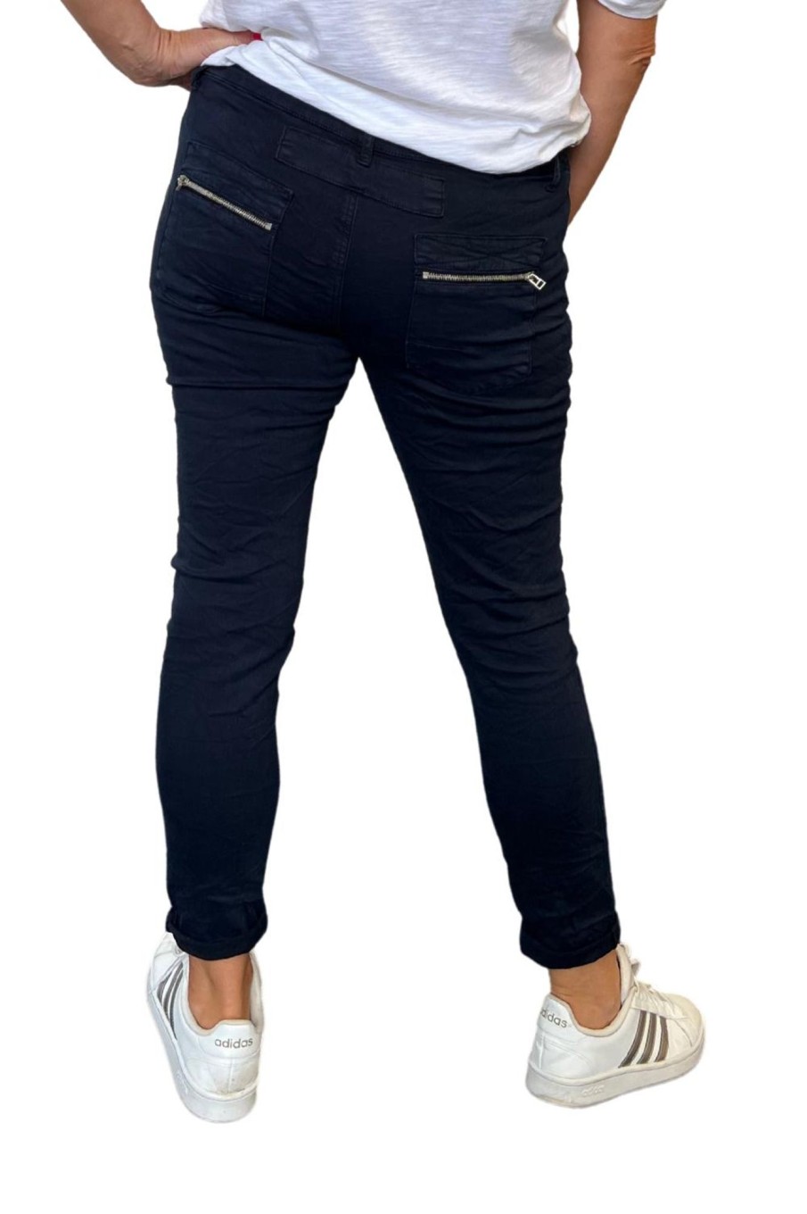 Bottoms Silvermaple Collection | Button Fly Italian Jean | French Navy