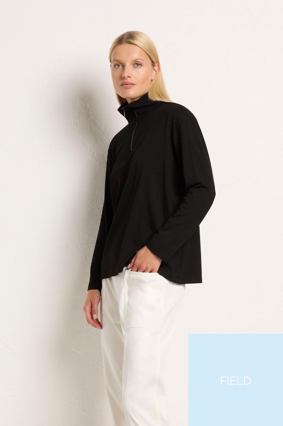 Tops Mela Purdie | Half Zip Sweater | Field