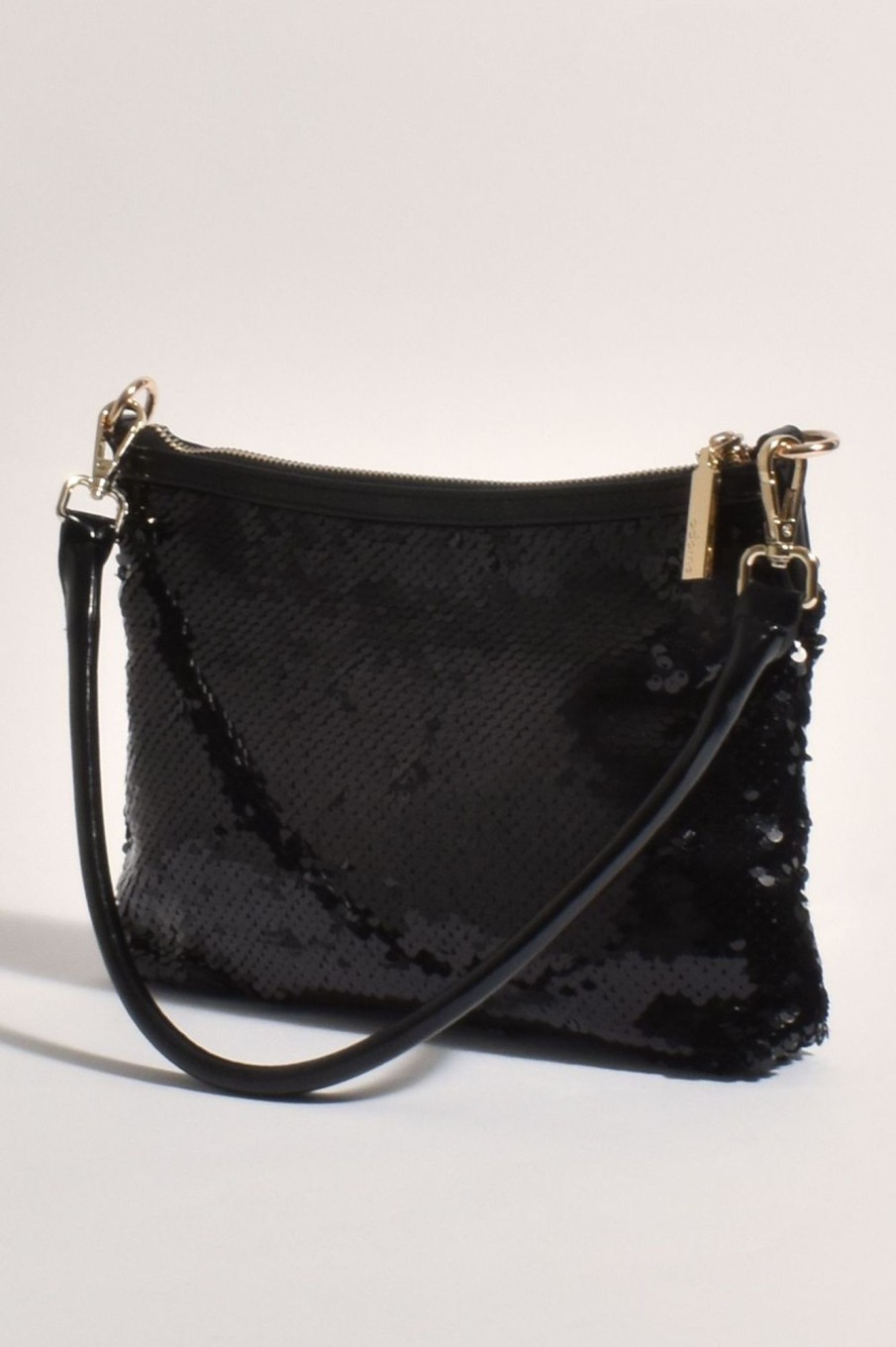 Accessories Adorne | Iris Sequin Handbag | Black