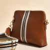 Accessories Fashion Express | Palmer Vegan Leather Cross Body Bag | Tan