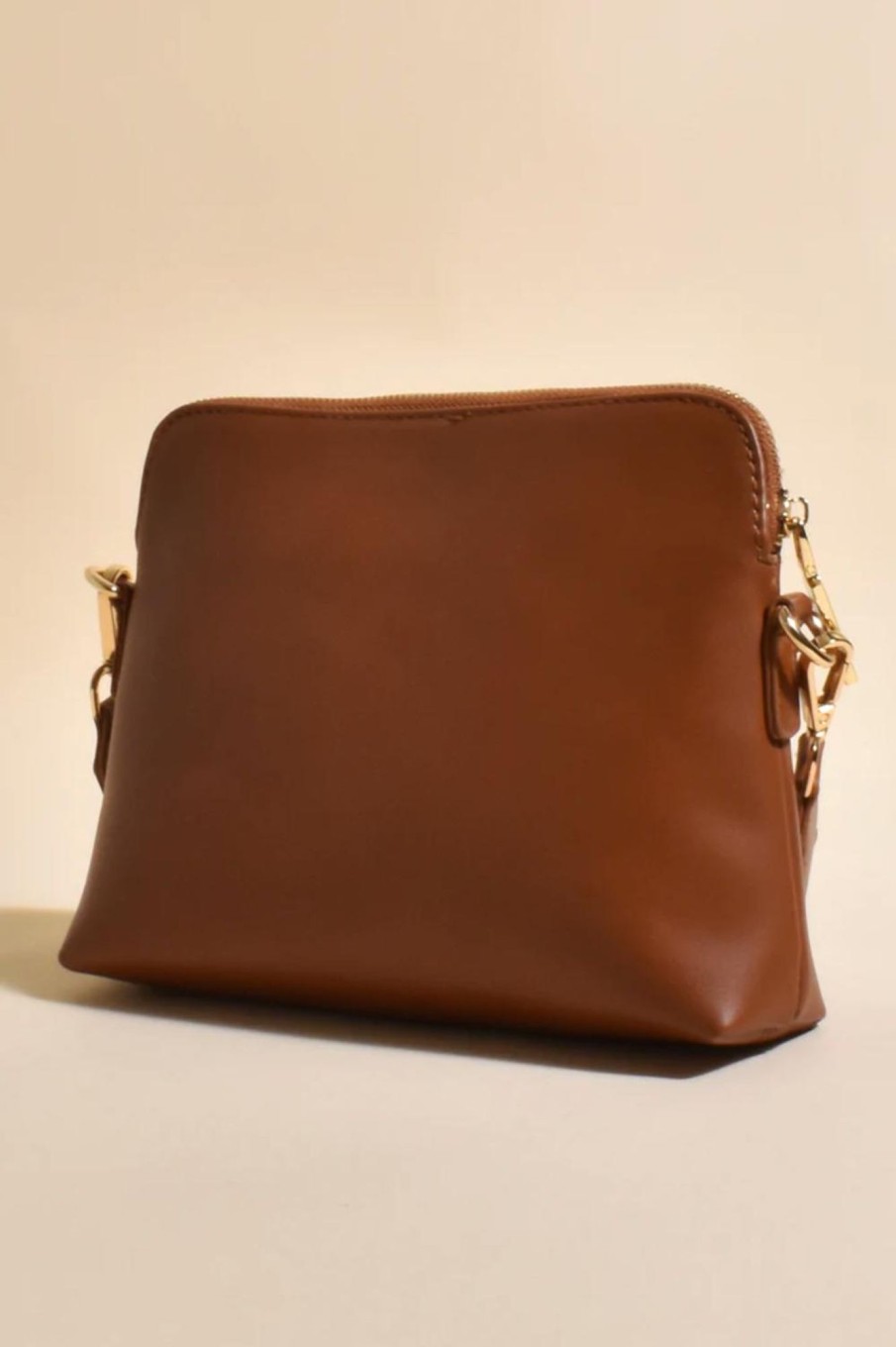 Accessories Fashion Express | Palmer Vegan Leather Cross Body Bag | Tan