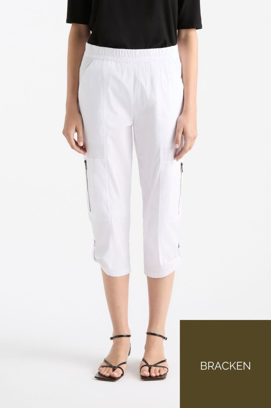 Bottoms Mela Purdie | Cropped Zip Cargo | Bracken