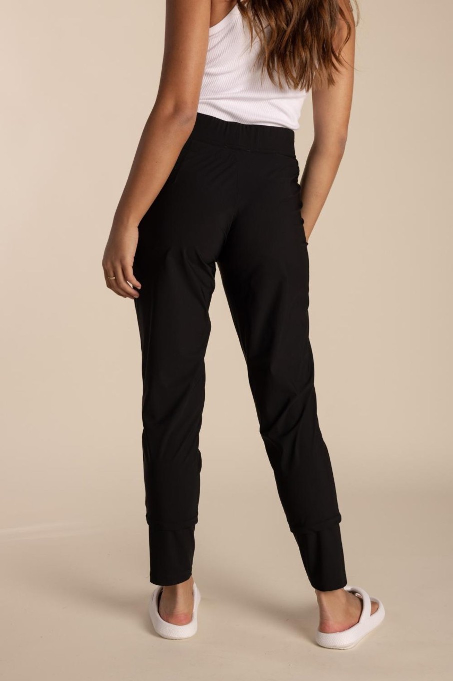 Bottoms Two T's | Panelled Pant | Black