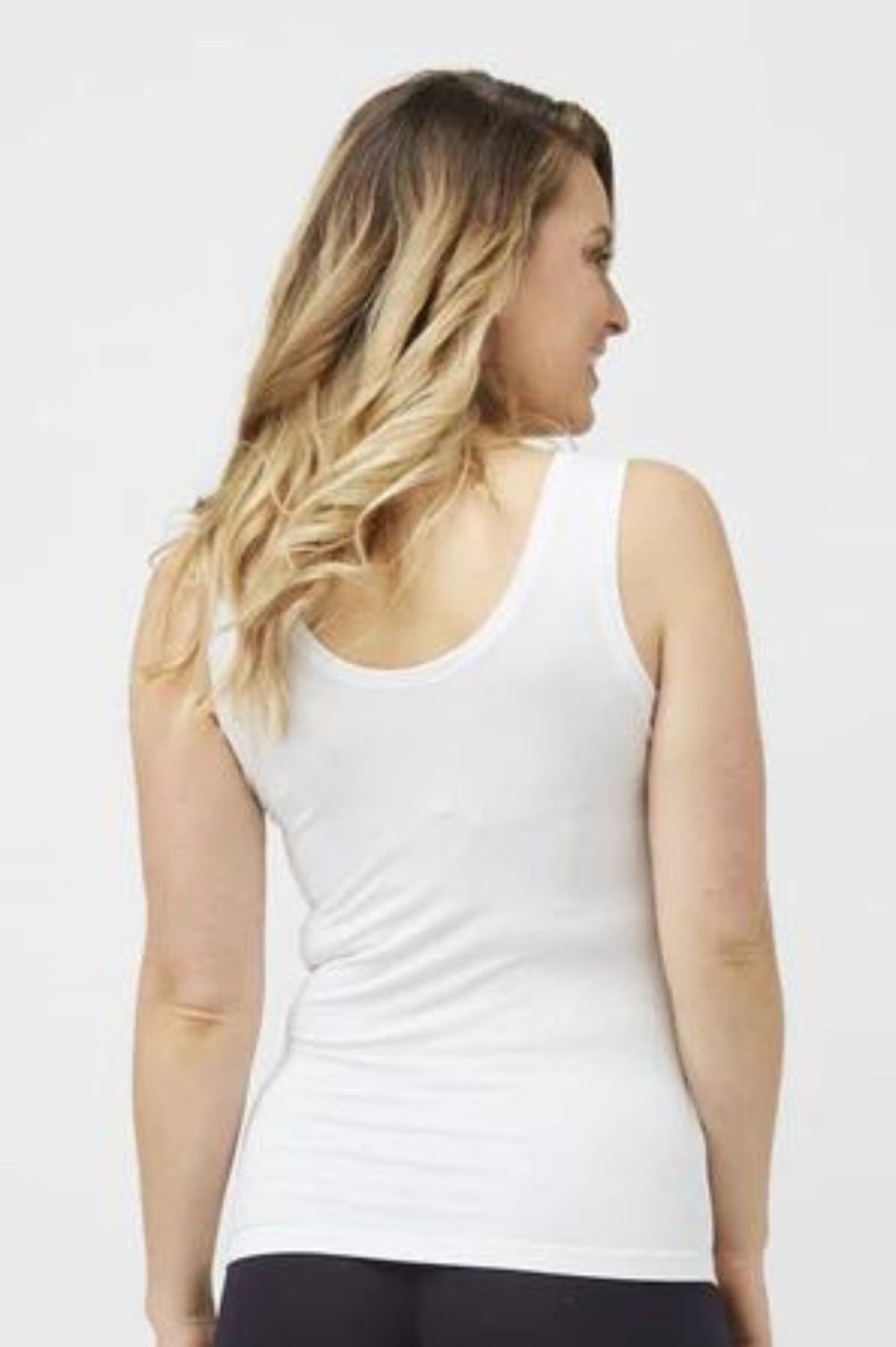 Tops Tani | Tank V Neck | White