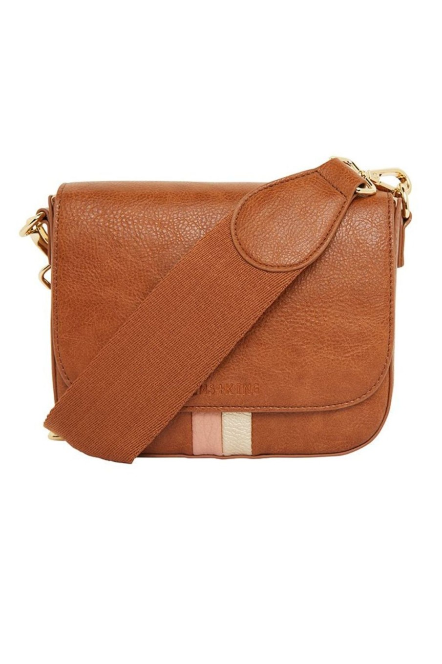 Accessories Elms + King | Brooklyn Crossbody | Tan / Pebble