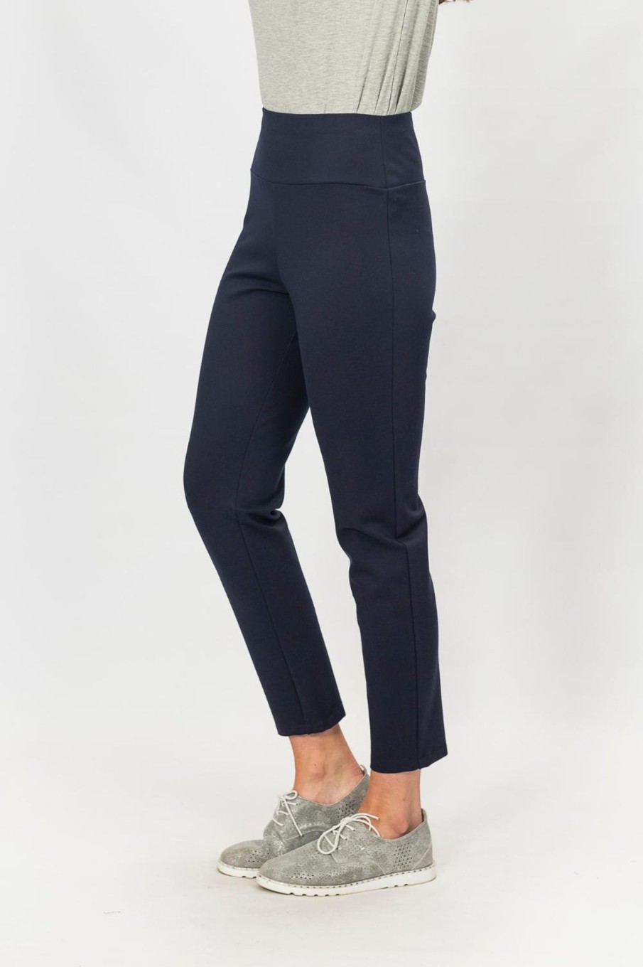 Bottoms Maglia | Ponte Pull On Pant | Navy