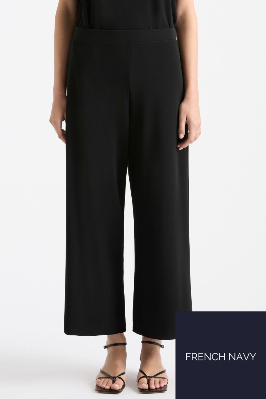 Bottoms Mela Purdie | Crop Palazzo Pant | French Navy