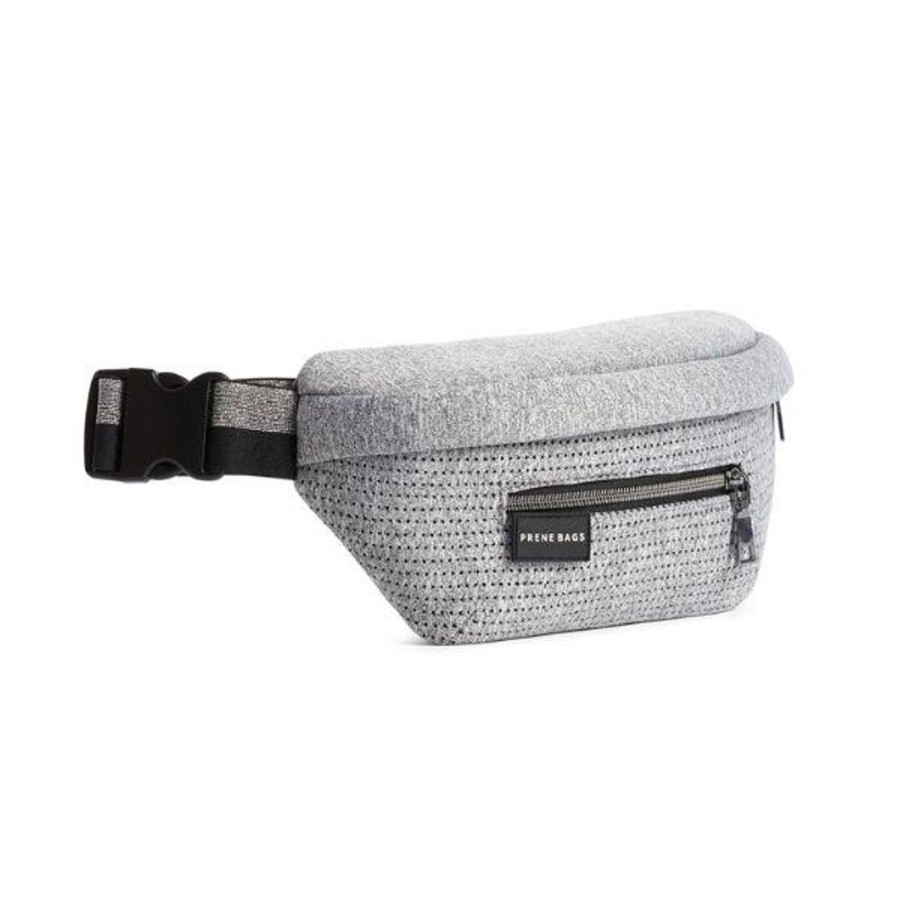 Accessories Prene Bags | The Sportif Waist Bag | Rebecca Judd X Prene | Light Grey/Silver