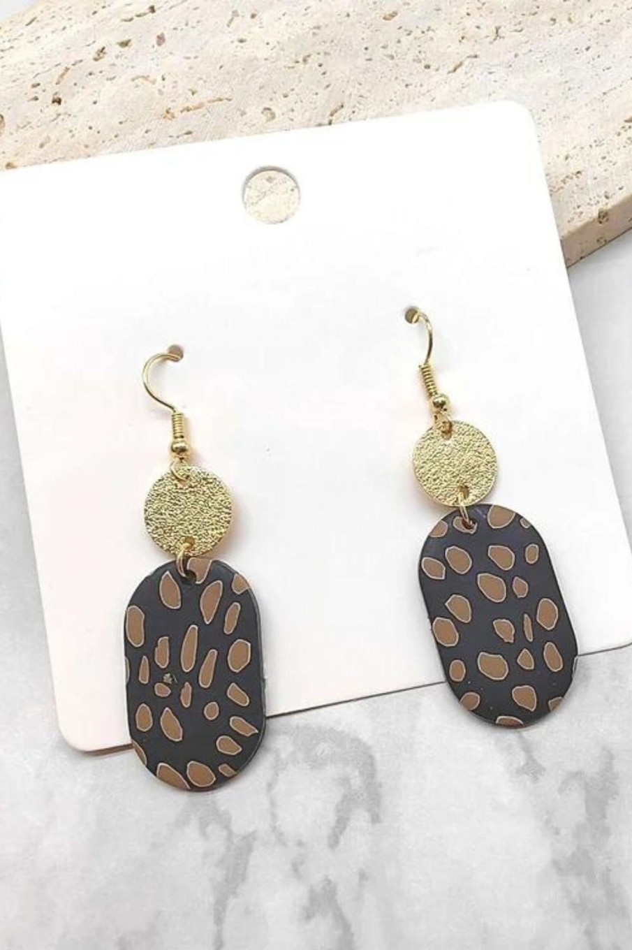 Accessories Silvermaple Collection | Louisa Clay Earrings | Black Multi