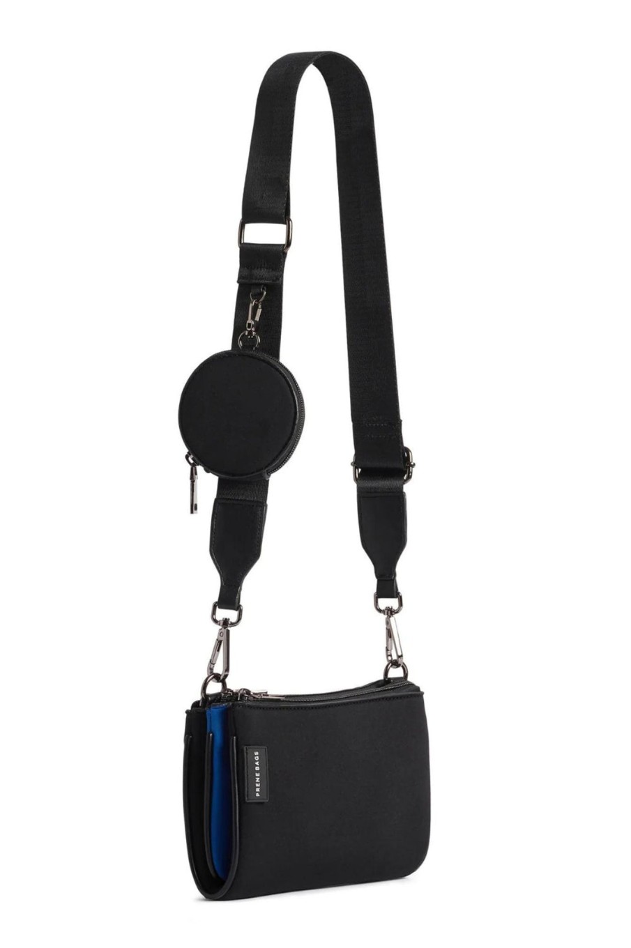 Accessories Prene Bags | The Sasha Bag | Black/Electric Blue